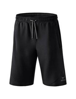 Erima Freizeithose Essential Sweatshorts kurz - weicher Baumwollmix, leichter Stretch - schwarz Herren
