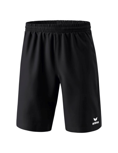 Erima Sport-Hose Change Shorts (mit Innenhose, Stretch-Einsätze) kurz schwarz Herren