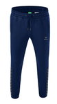 Erima Jogginghose Essential Team Sweathose (weicher Baumwollmix, Reißverschlusstaschen) navyblau/grau Jungen