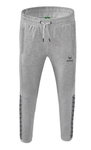 Erima Jogging Pants Essential Team Sweatpants (soft cotton blend, zip pockets) light grey/grey Boys