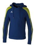 Erima Kapuzenpullover Evo Star (100% Polyester) navyblau/limegrün Herren