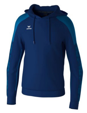 Erima Kapuzenpullover Evo Star (100% Polyester) navyblau/blau Herren