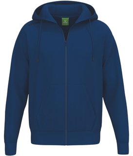 Erima Kapuzenpullover TS Hoodie Full Zip (Mischgewebe) navyblau Herren