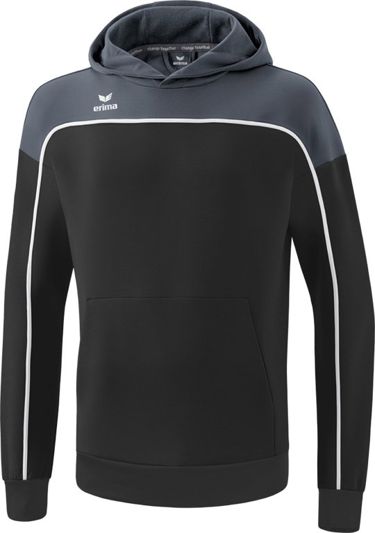 Erima Kapuzenpullover Hoodie Change (Baumwollmix) dunkelgrau/grau Herren