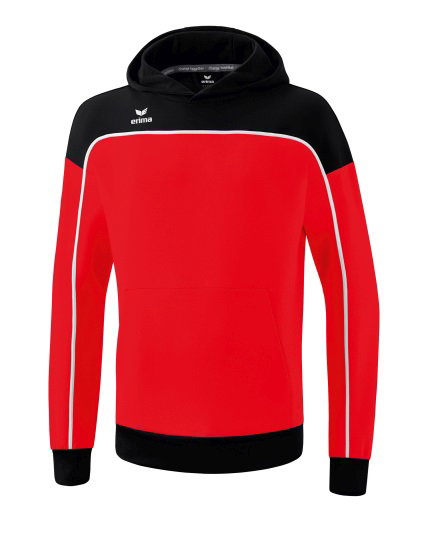 Erima Hoodie Change Hooded Sweatshirt (Cotton Blend) Red/Black/White Boys