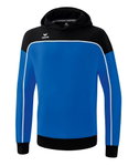 Erima Hoodie Change Hooded Sweatshirt (Cotton Blend) Royal Blue/Black Boys