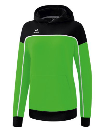 Erima Kapuzenpullover Hoodie Change (Baumwollmix) grün/schwarz Damen