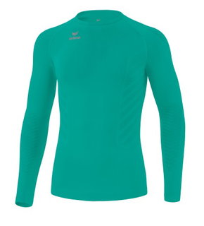Erima Funktionsunterwäsche Langarmshirt Athletic (nahtlos, hoher Tragekomfort) blaugrün Herren