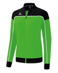 Erima Präsentationsjacke Change (100% rec. Polyester, elastisches Funktionsmaterial) grün/schwarz/weiss Damen
