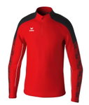 Erima Sport-Langarmshirt Evo Star Trainingstop (100% rec. Polyester) rot/schwarz Kinder