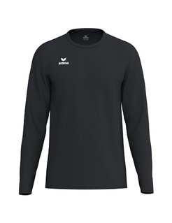 Erima Sport-Langarmshirt Intro Function (leicht, weich, feuchtigkeitsableitend) schwarz Herren