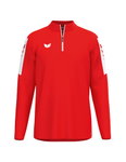 Erima Sport-Langarmshirt Intro Training Top (Half-Zip ,strapazierfähig Funktionsmaterial) rot Jungen