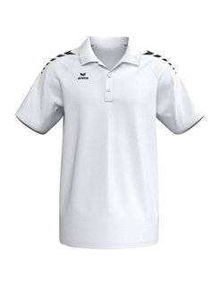 Erima Sport-Polo CMPT Wings (Baumwolle-Mischung, bequeme Passform) weiss/schwarz Herren