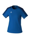Erima Sport-Shirt Evo Star (100% rec. Polyester, leicht) royalblau/navyblau Damen