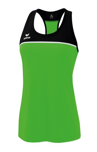 Erima Sport-Tank Top Change (100% rec. Polyester) grün/schwarz Damen
