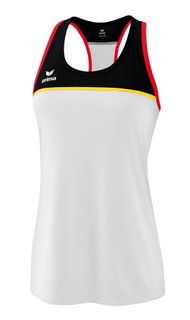 Erima Sport-Tank Top Change (100% rec. Polyester) weiss/schwarz Damen