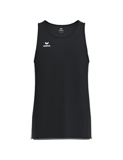 Erima Sport-Tank Top T&F Wings Singlet (leicht, schnelltrocknend) schwarz/weiss Herren