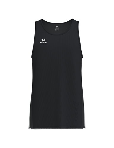 Erima Sport-Tank Top T&F Wings Singlet (leicht, schnelltrocknend) schwarz/weiss Herren