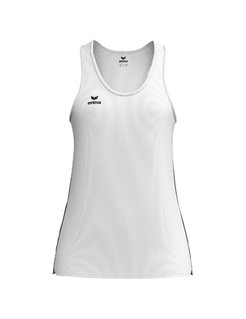Erima Sport-Tank Top T&F Wings Singlet (leicht, schnelltrocknend) weiss/schwarz Damen