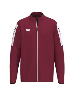 Erima Sport-Trainingsjacke Intro (strapazierfähig, mit Reißverschlusstaschen) bordeauxrot Herren