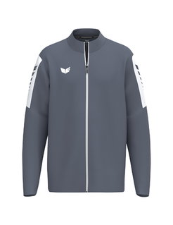 Erima Sport-Trainingsjacke Intro (strapazierfähig, mit Reißverschlusstaschen) grau Herren