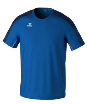 Erima Sport-Tshirt Evo Star (100% rec. Polyester, leicht) royalblau/navyblau Herren