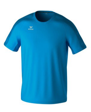 Erima Sport-Tshirt Evo Star (100% rec. Polyester, leicht) curacaoblau Kinder