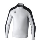 Erima Trainingsjacke Evo Star (Stehkragen, strapazierfähig) weiss/schwarz Kinder