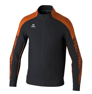 Erima Trainingsjacke Evo Star (Stehkragen, strapazierfähig) schwarz/orange Kinder