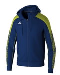 Erima Trainingsjacke Evo Star mit Kapuze (hoher Tragekomfort) navyblau/limegrün Herren