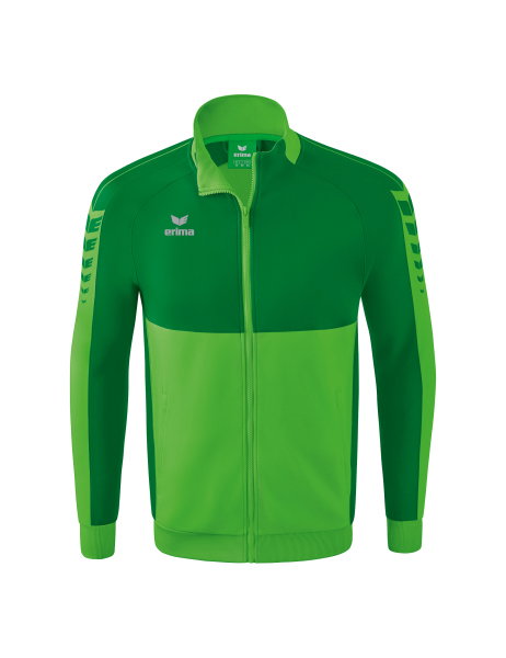Erima Trainingsjacke Six Wings Worker (100% Polyester, Stehkragen, strapazierfähig) grün/smaragd Herren