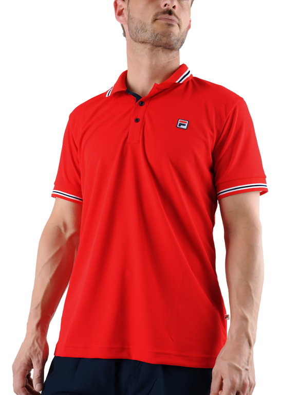 Fila Tennis-Polo Piro rot Herren