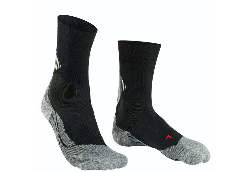 Falke Funktionssocke 4 Grip (Stabilität mit Silikon-Noppen) schwarz/grau Herren - 1 Paar