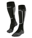 Falke Skisocke SK2 (Allrounder-Skistrumpf, Merinowoll-Mix) schwarz/grau Damen - 1 Paar