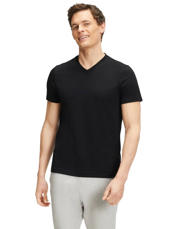 Falke Sport/Freizeit-Tshirt (V-Ausschnitt) schwarz Herren