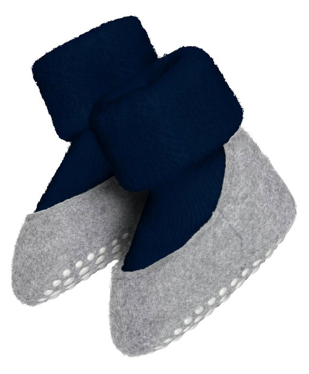 Falke Hausschuhe Cosyshoe (wärmende Merinowolle) marineblau Babys/Kleinkinder