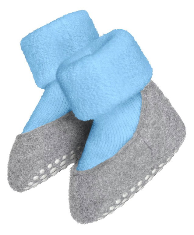 Falke Hausschuhe Cosyshoe (wärmende Merinowolle) crystalblau Babys/Kleinkinder