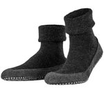 Falke Hausschuhe Cosyshoe (weiche Merinowolle) anthrazit Damen/Herren