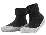 Falke Hausschuhe Cosyshoe (weiche Merinowolle) anthrazitgrau Damen