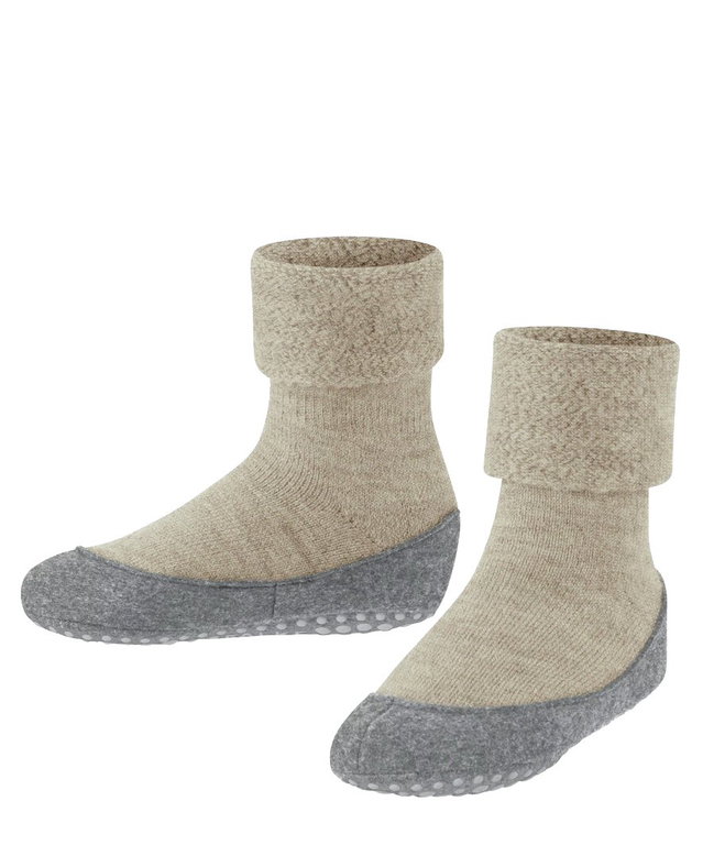 Falke Hausschuhe Cosyshoe Minis (leichte, wärmende Merinowolle) sandbraun Kinder