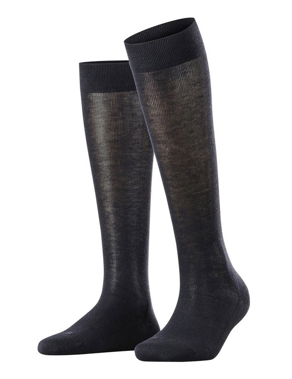 Falke Sensitive London Knee-High Socks (sustainable cotton) navy blue Ladies - 1 pair