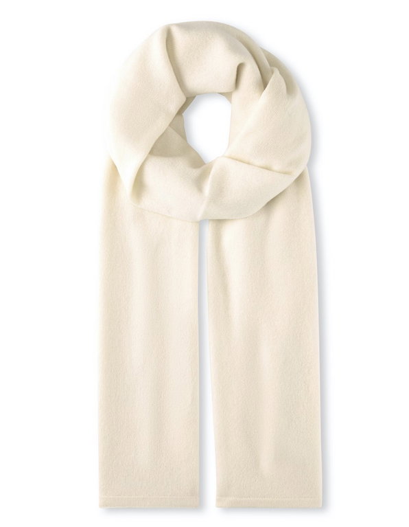 Falke Scarf (Cashmere) cream white 180cm x 50cm - 1 piece