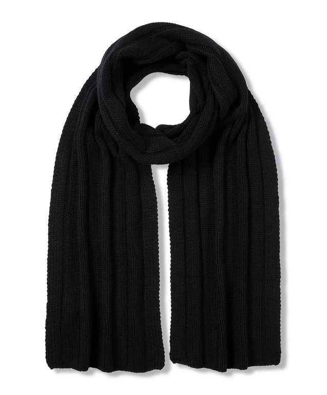 Falke Winter Scarf (Cashmere) black 180cm x 25cm - 1 piece