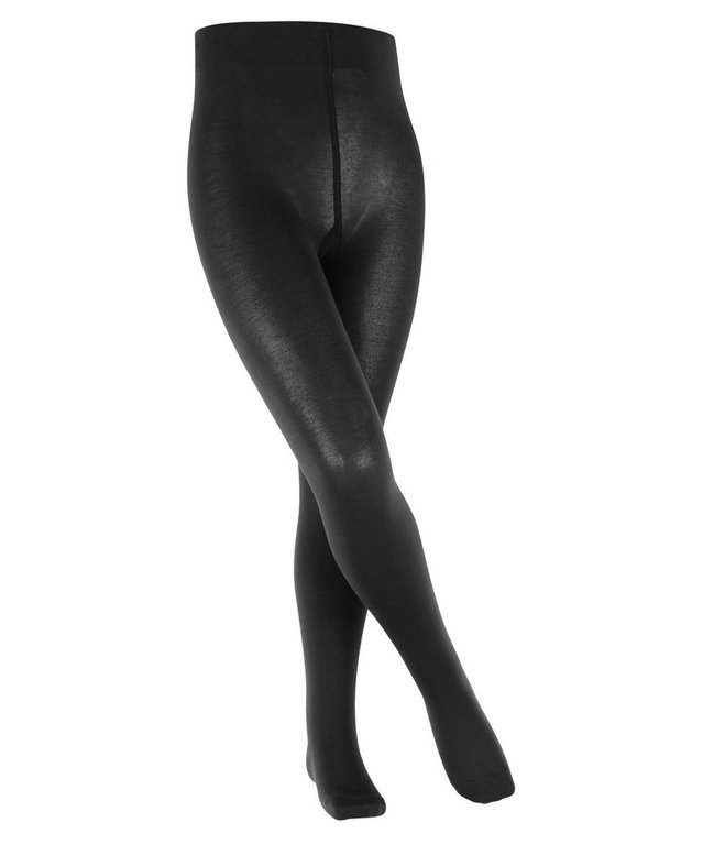 Falke Strumpfhose Cotton Touch - Baumwolle - schwarz Kinder