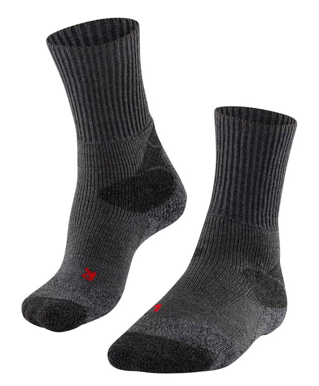 Falke Trekkingsocke TK-X Expedition (Merinowoll-Mix) asphaltgrau Herren - 1 Paar