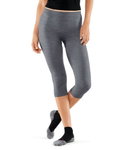 Falke Unterziehhose 3/4 Tight Wool-Tech Light (feinste Merinowolle) Unterwäsche grau Damen