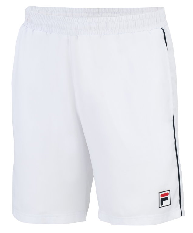 Fila Tennishose Short Leon (optimale Bewegungsfreiheit) kurz weiss Herren