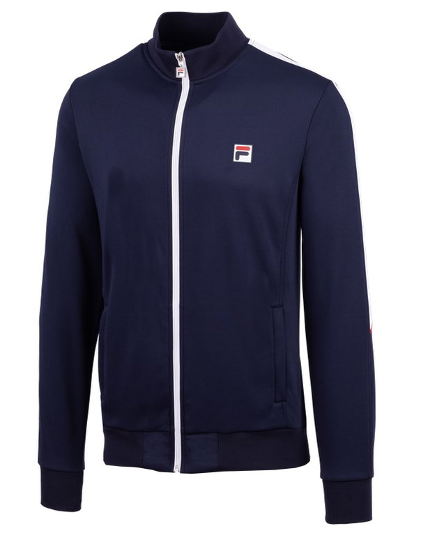 Fila Tennis Jacket Manuel (stand-up collar, 100% polyester) navy blue Men