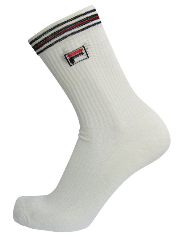 Fila Tennissocke Stripes Herren (75% Baumwolle) cremeweiss - 1 Paar