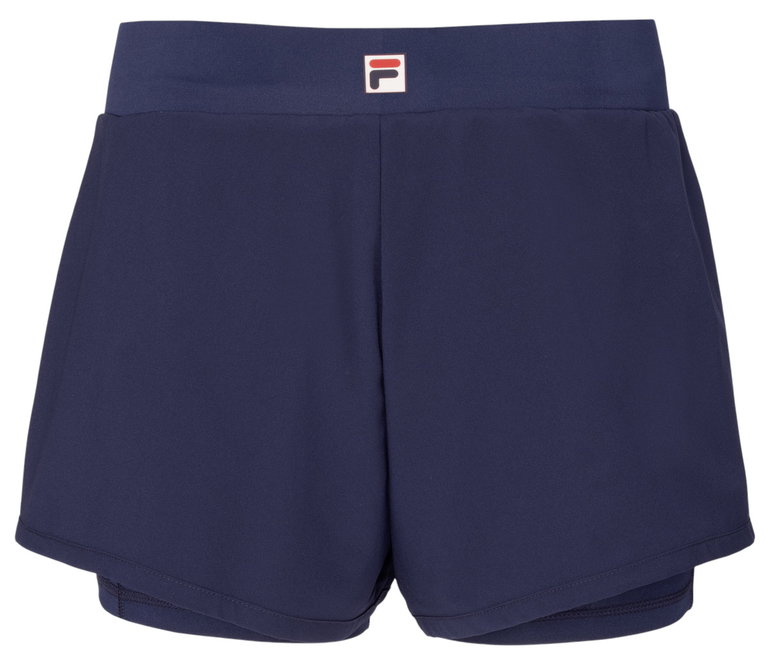 Fila Tennishose Luna Short (mit Innenhose) kurz navyblau Damen